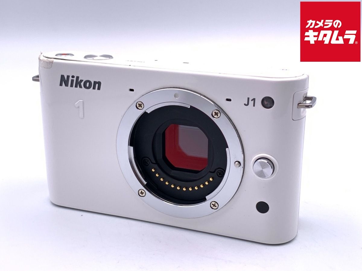 中古】 【難あり品】 ニコン Nikon 1 J1 ボディ ホワイト - メルカリ