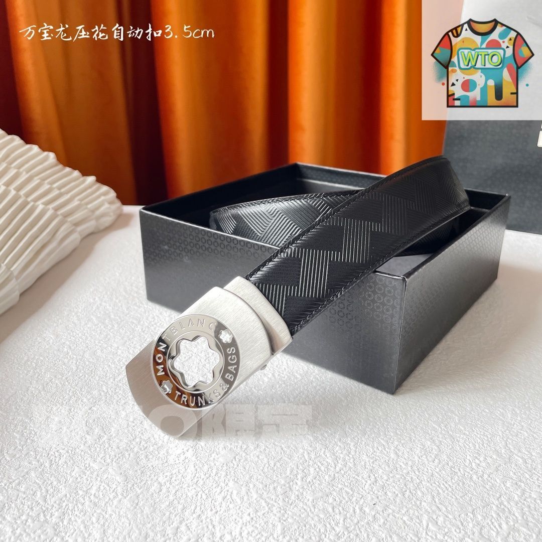 MONTBLANC モンブランメンズ未使用ベルト MONTBLANC - 新品 モンブラン MONTBLANC ベルト クラシック