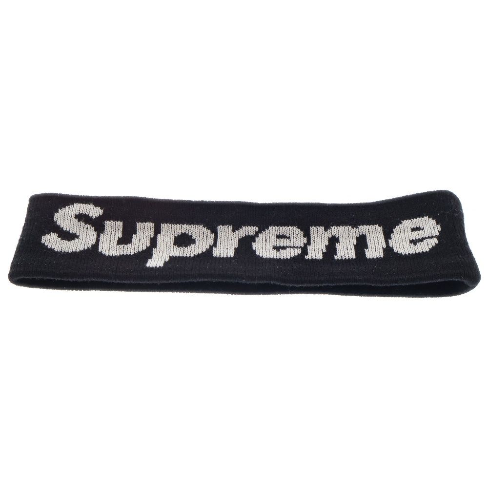 Supreme ニューエラ シュプリーム　反射ロゴ　黒　ブラック ヘッドバンド SUPREME (シュプリーム) ×New Era ニューエラ Reflective Logo