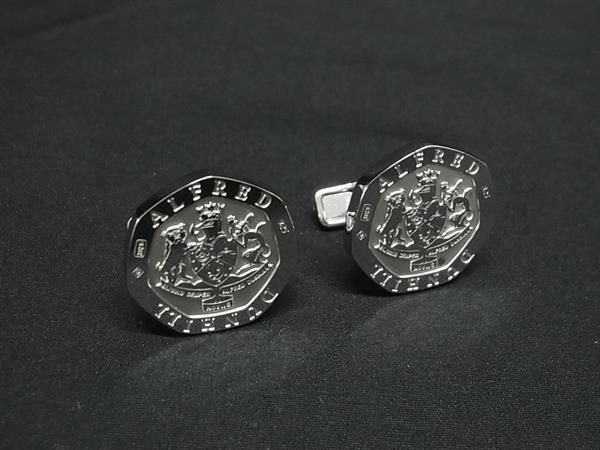 ■美品■ dunhill ダンヒル SV925 カフスボタン カフスリンクス アクセサリー ビジネス 紳士 メンズ シルバー系 FK1831 □美品□ dunhill ダンヒル SV925 カフスボタン カフスリンクス