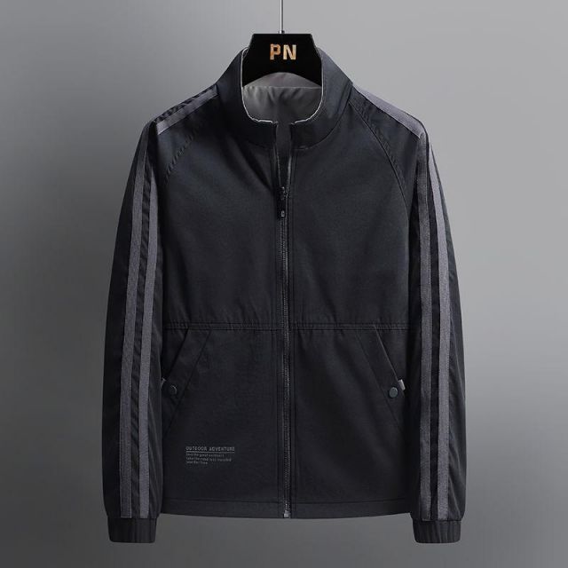 メンズ  服 シンプル ファッション オシャレ 大人 かっこいい 大きいサイズ ストリート 紳士服 ハイエンド ジャケット 春秋 カジュアル 無地 スタンドカラー シンプル エレガント ベルベット