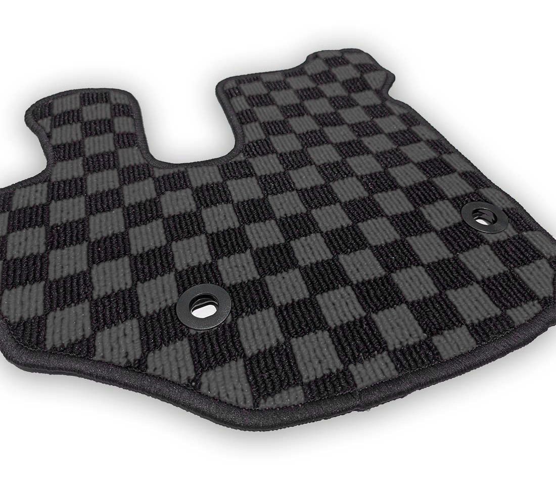 いすゞ 23エルフ ローキャブ専用 フロアマット カーマット チェック 