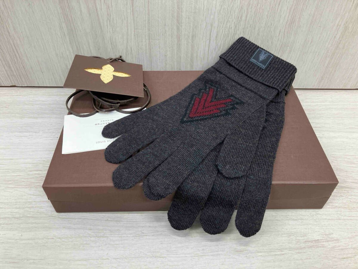 LOUIS VUITTON M70001 エシャルプトリプルV 手袋 BOX付き
