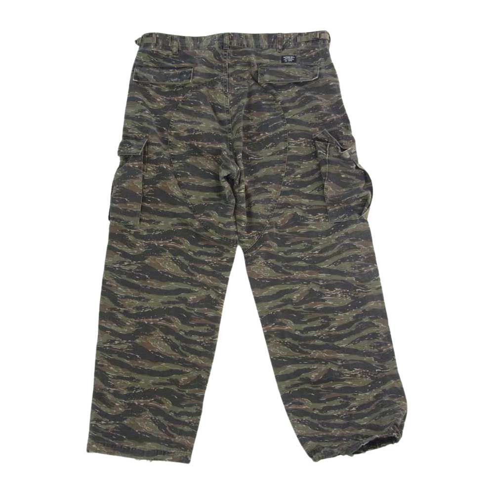 Supreme シュプリーム カーゴパンツ 24SS CARGO PANT Olive Tiger Camo カーゴ パンツ オリーブ タイガー カモ 迷彩 オリーブグリーン系 36【中古】