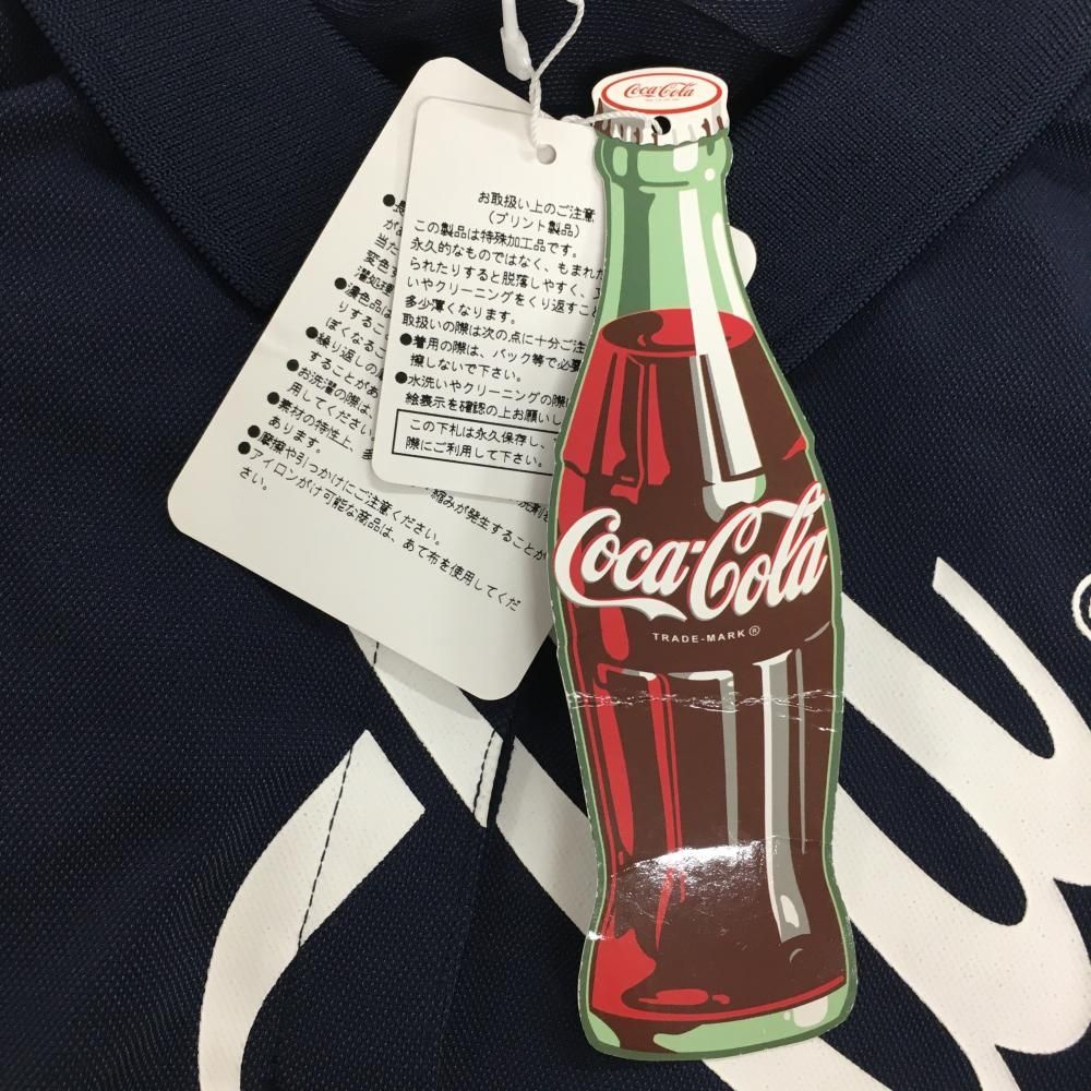 半袖ポロシャツ ネイビー×白