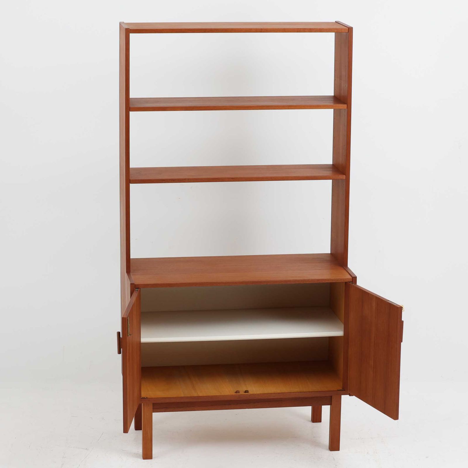 Breox Mobler オープンシェルフ チーク 幅85cm スウェーデン製 北欧ビンテージ家具 収納棚 本棚 キャビネット DK18197 MARWIL-DEMENAGEMENTS_CH