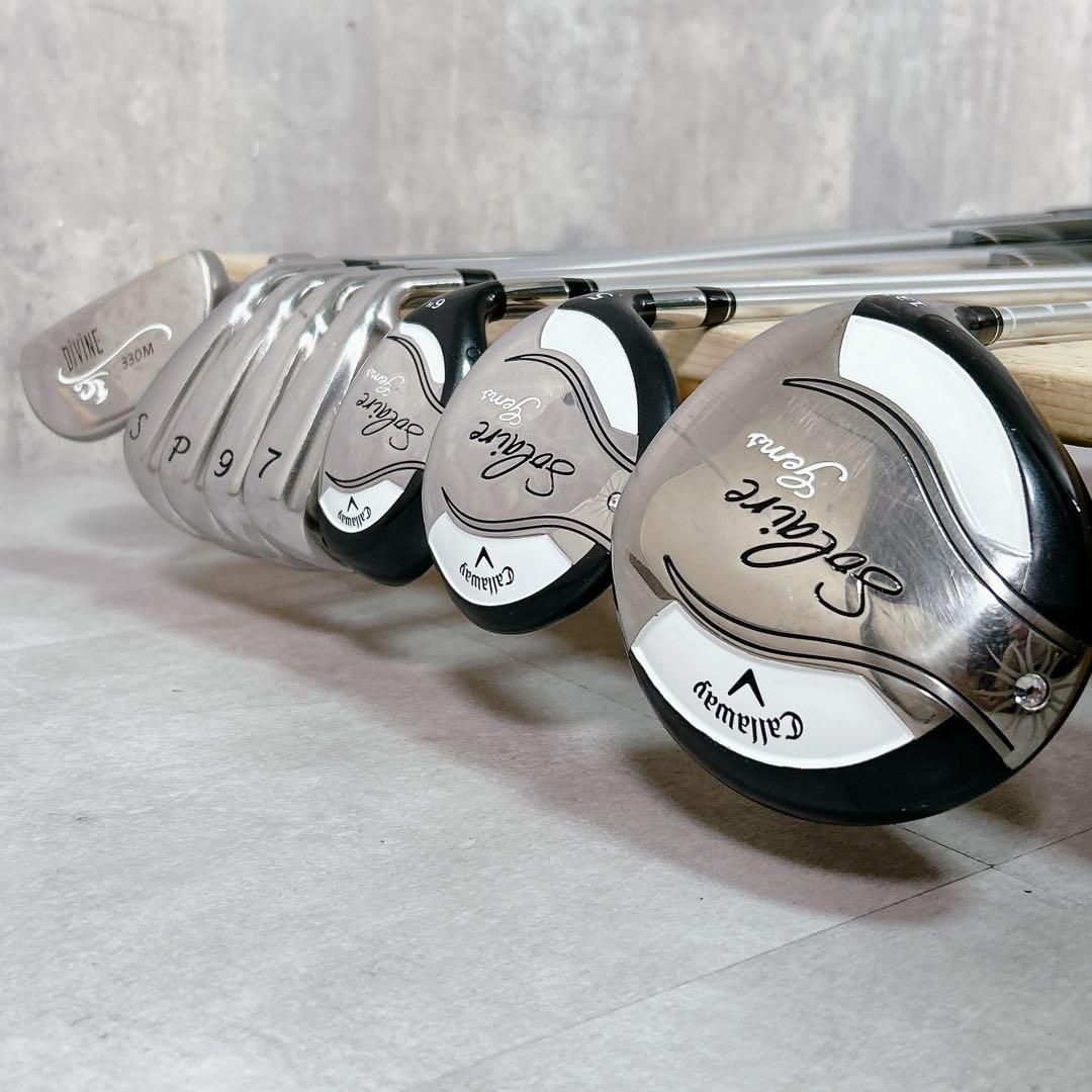 マックスキャット レディースゴルフセット 10本 Lフレックス クラブセット マックスキャット レディースゴルフセット 10本 Lフレックス クラブ