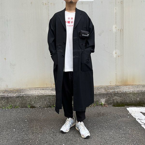 残1】Ground Y Yohji マジックテープ コート ポーチ付き 3 - Concept