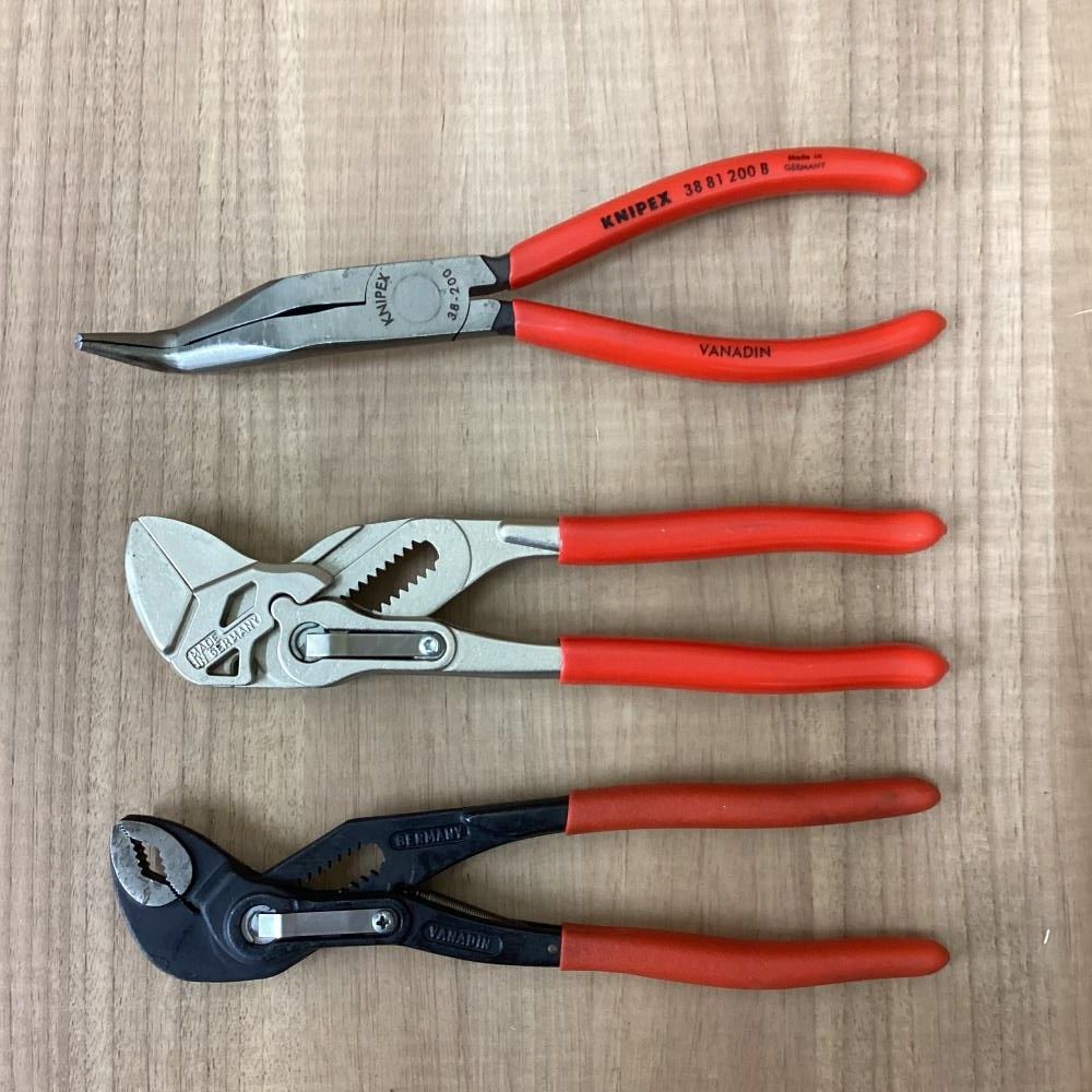 KNIPEX クニペックス プライヤ 3点セット 201