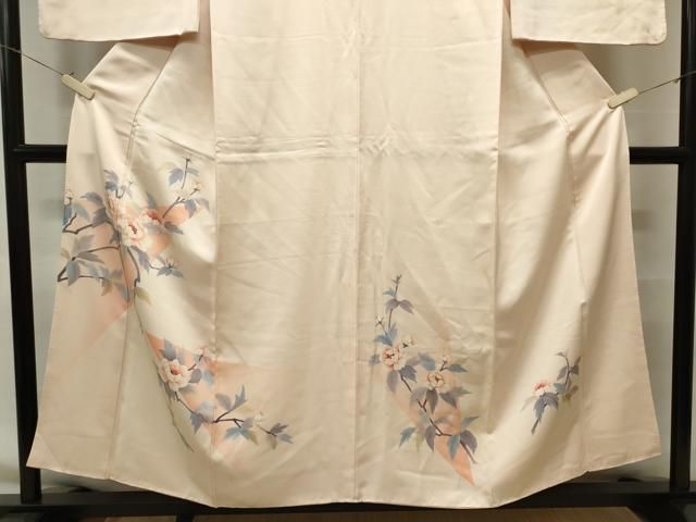 平和屋着物□訪問着 手描き 枝花文 正絹 逸品 CAAT4683in