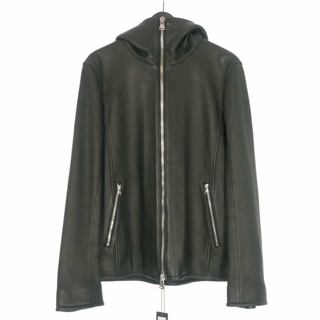 バックラッシュB'2nd別注スペインシープレザーWライダース黒M 【公式