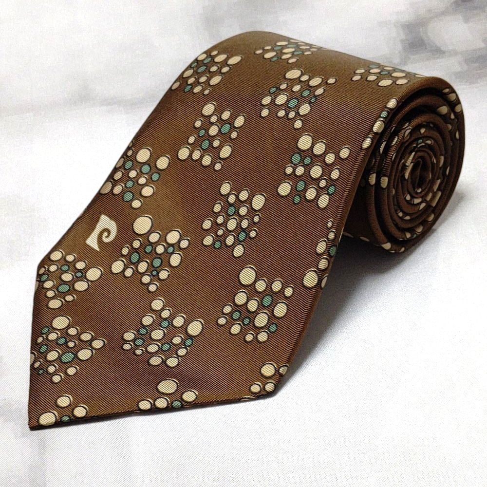 ピエールカルダンネクタイ ピエールカルダン pierre cardin 美品 微光沢 ネクタイ シルク100