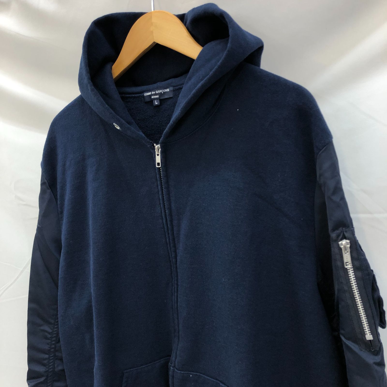 COMME des GARCONS HOMME 田中オム ジップパーカーブルゾン 田中オム comme des garcons homme ブルゾン