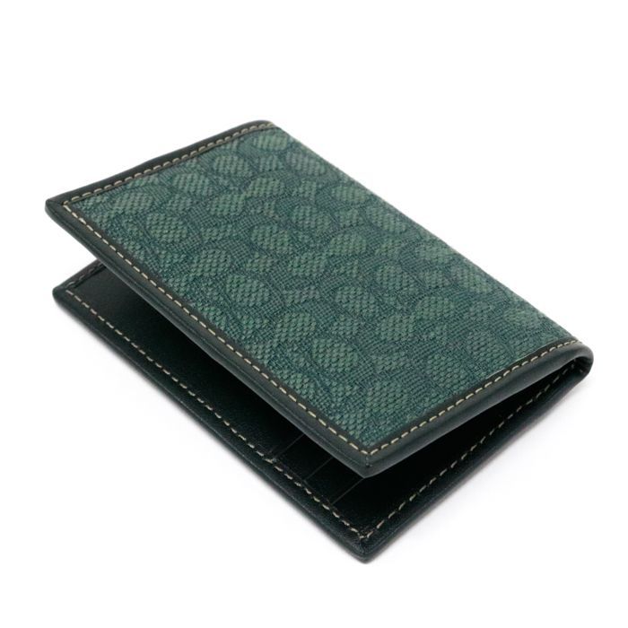 COACH 名刺入れ カードケース F12025 新品 チャコール×ブラック COACH