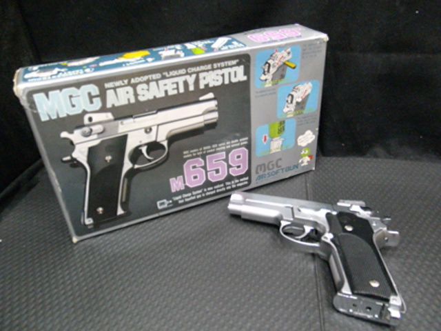 MGC　S & W　M659　AIR SAFETY GUN (中古品) MGC S & W M659 AIR SAFETY GUN (中古品) 中古品 MGC 固定スライド