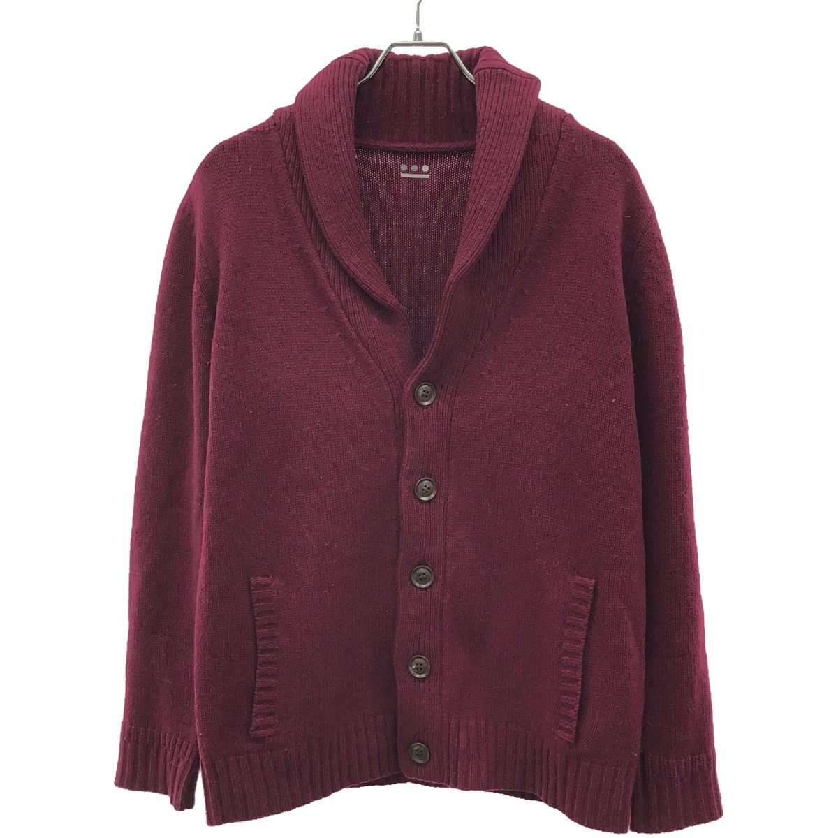three dots スリードッツ SHAWLCOLLAR CARDIGANV カシミヤ混