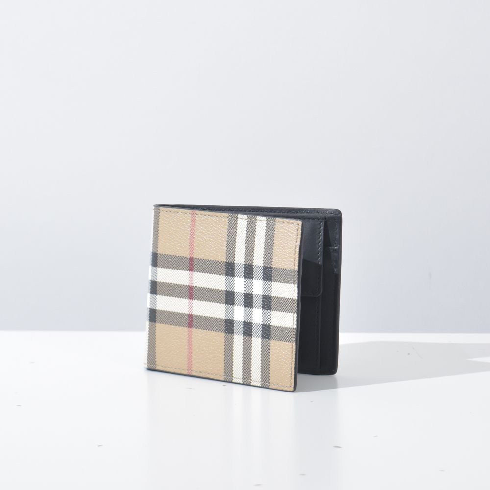 BURBERRY 二つ折り財布 ベージュ・チェック柄 楽天市場】Burberry バーバリー Check Bi-Fold Wallet 二つ折り