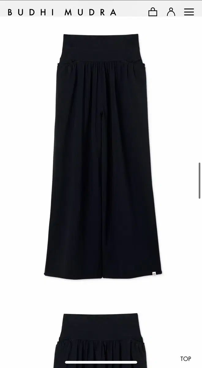 BUDHI MUDRA ブディムドラ ムードLEE リー パンツ ブラックS