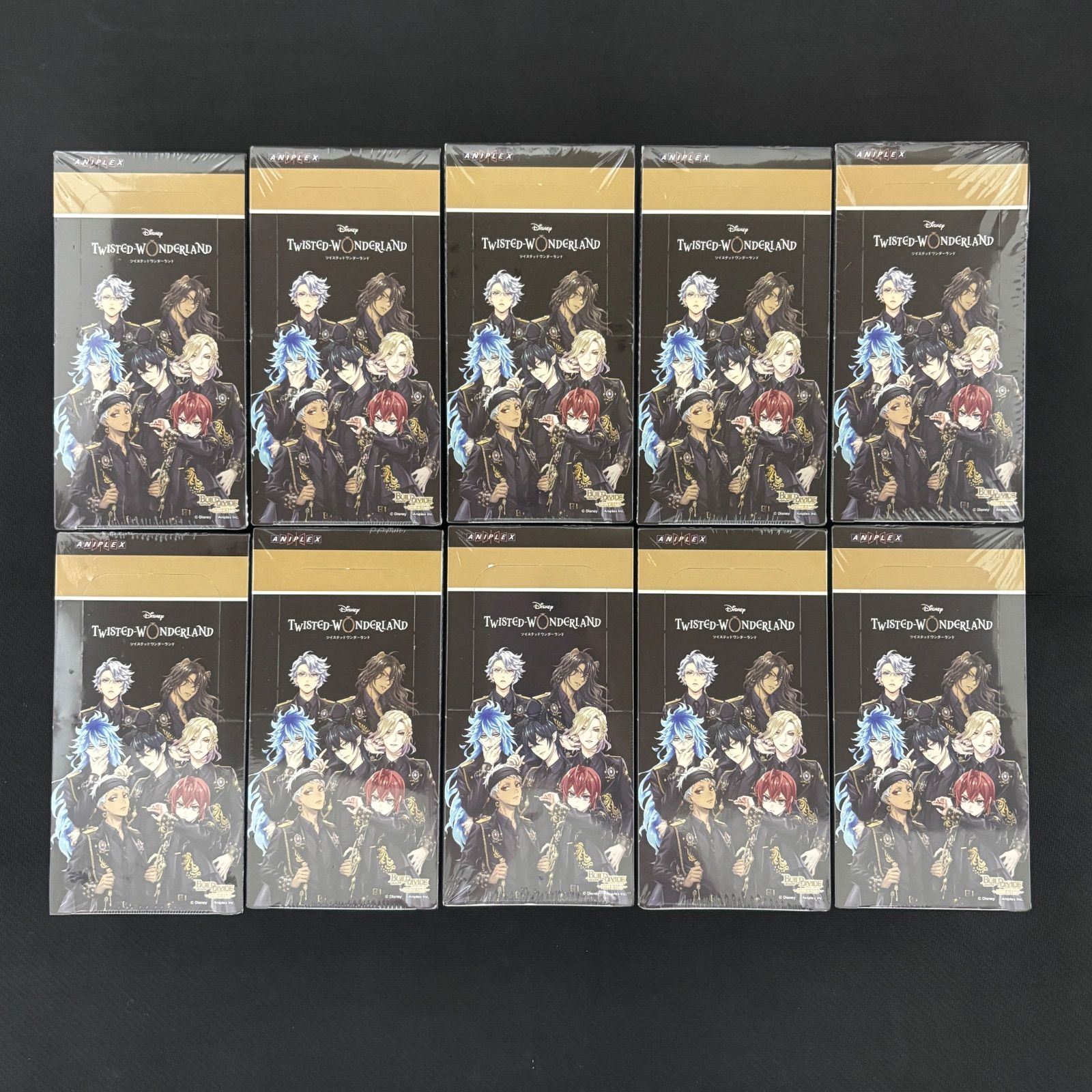 ビルディバイド ブースターパック ディズニー ツイステッドワンダーランド 未開封 シュリンク付き 10box