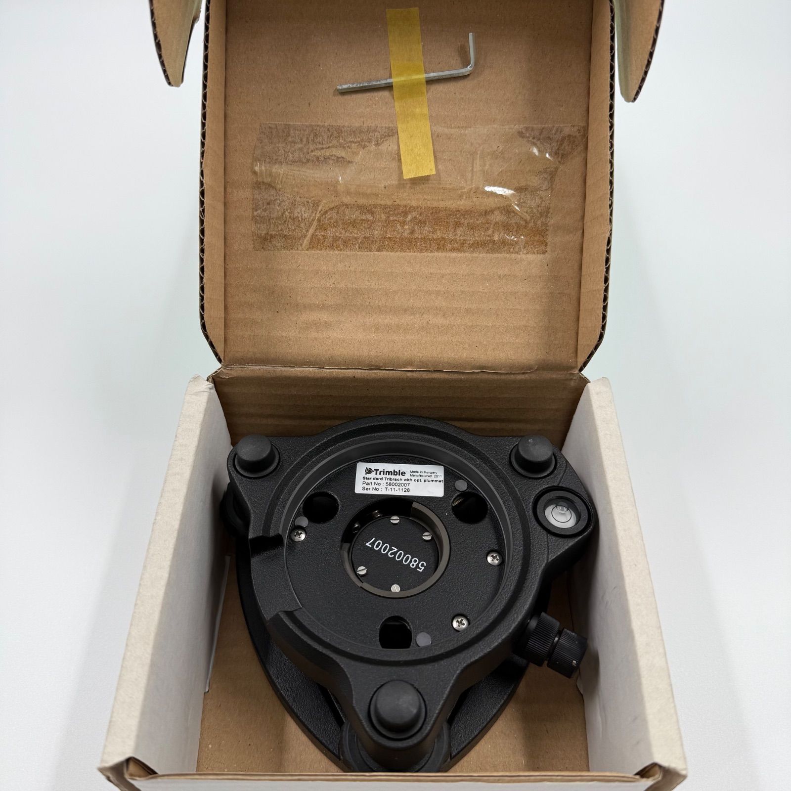 新品✨・箱付き】整準台 Trimble Tribrach 58002007 測量 GNSS 