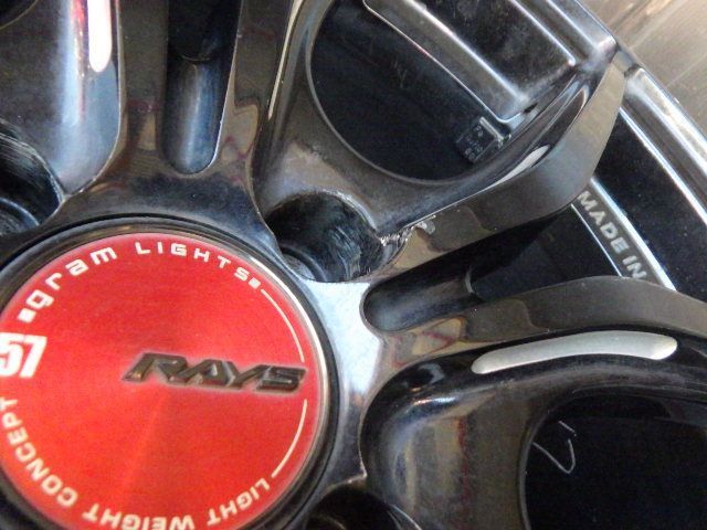 2932 B▲送料無料▲RAYS Gram Lights 57FXX▲17x7.0J 4穴 PCD100 42◆4本