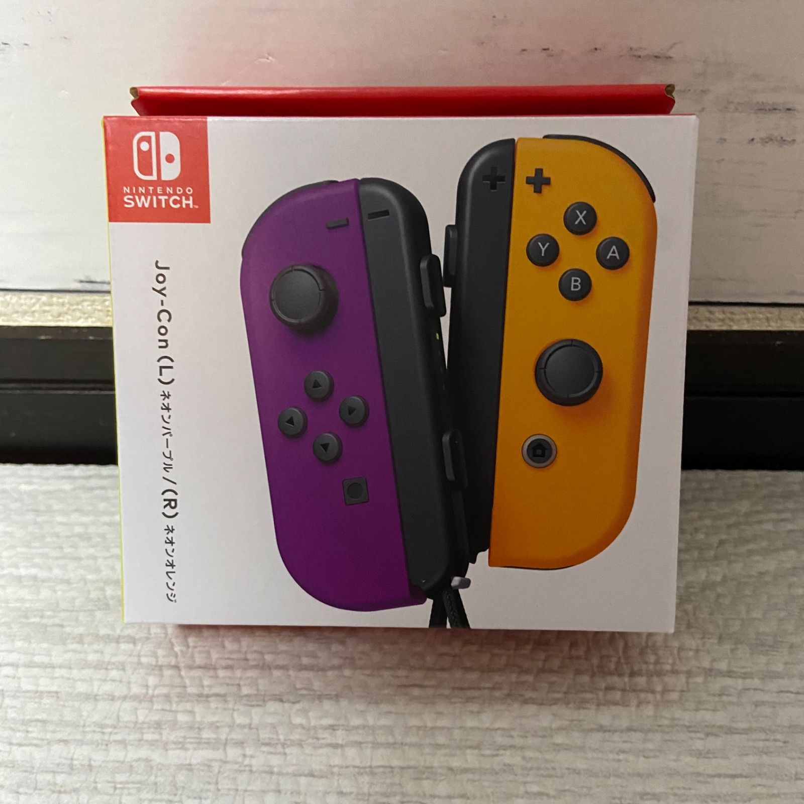 Nintendo Switch 純正 ジョイコン ネオンパープル /オレンジ ② JOY