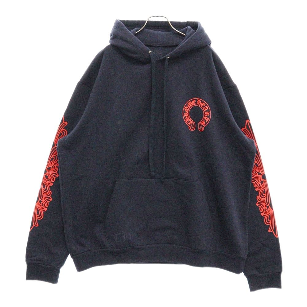 CHROME HEARTS (クロムハーツ) SWTSHRT PLVR プルオーバーパーカー 袖 