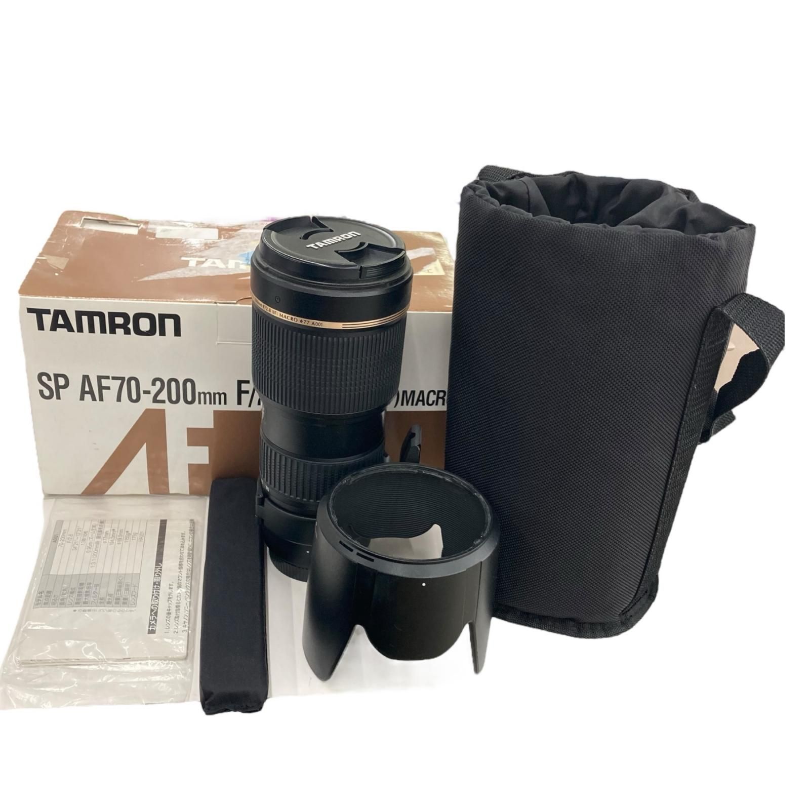 186000 動作未 TAMRON タムロン 大口径望遠ズームレンズ SP AF70-200mm F2.8 Di EFマウント