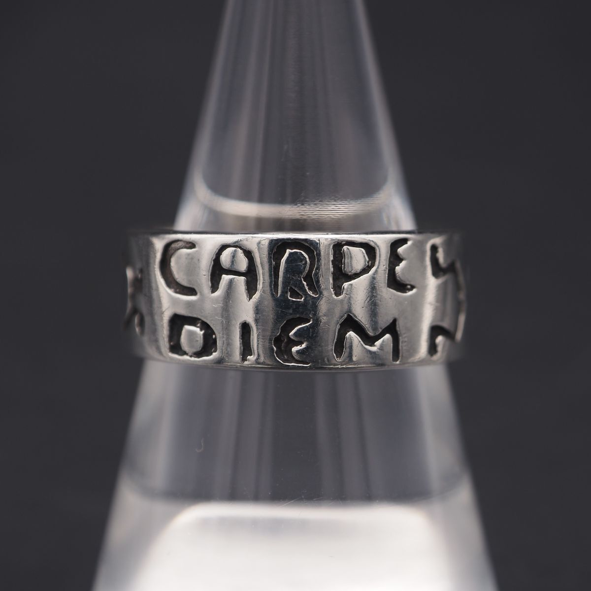 【ヨッシー様】CARPE DIEM カルペ ディエム シルバーリング アメカジ カルペ・ディエム セイズ・ザ・デイ 日時計 スターリング