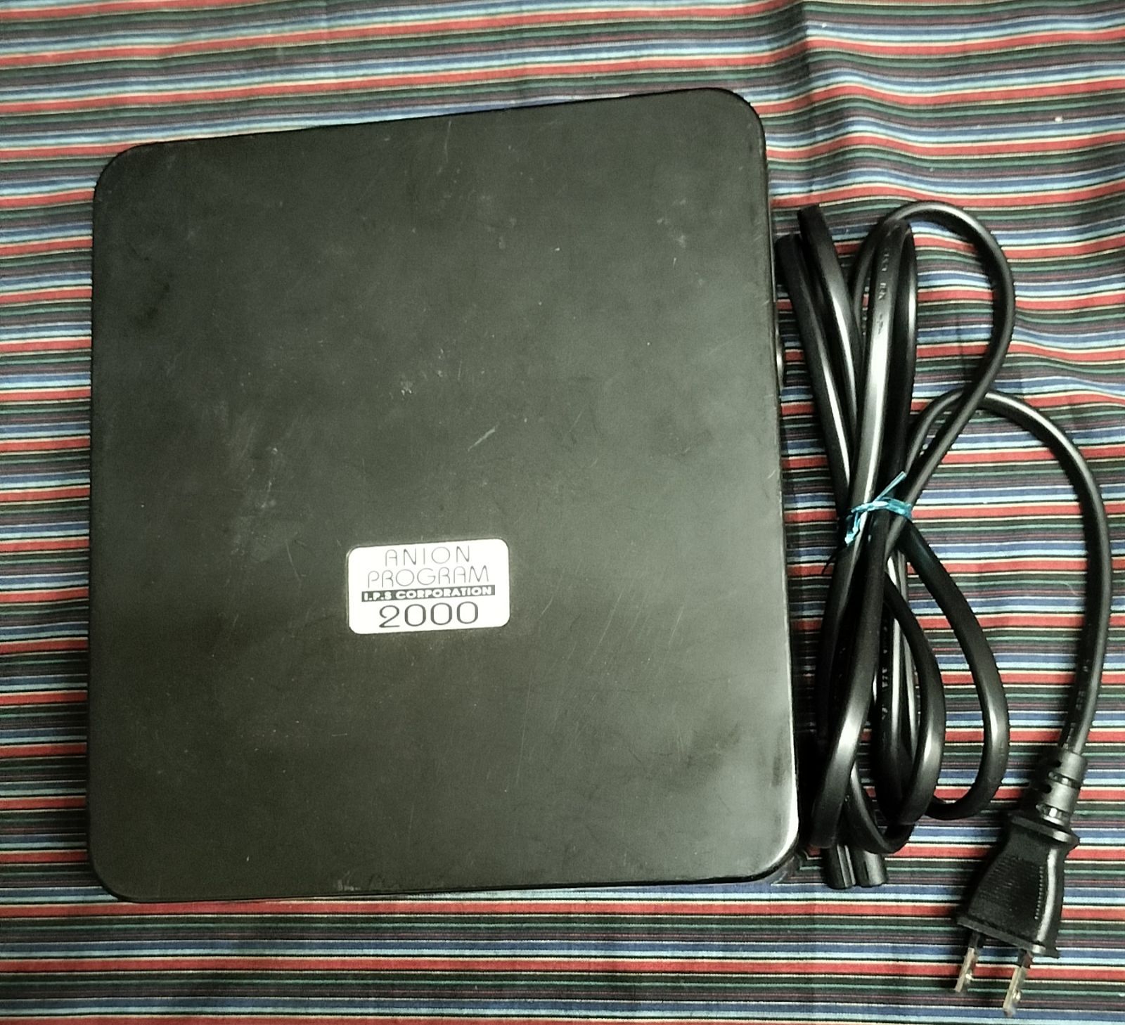 新品未使用　ANION PROGRAM 2000マイナスイオン発生器　アニオン F066⭐️イオス⭐️電子発生器 イオン発生器 アニオンプログラム