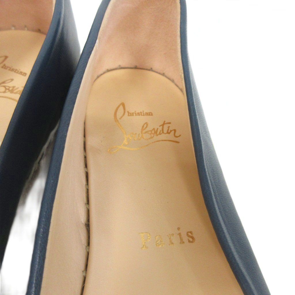 美品！クリスチャンルブタン エスパドリーユ クリスチャンルブタン Christian louboutin 美品 レザー