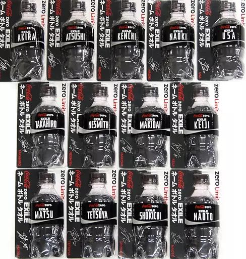 中古】雑貨 全13種セット ネームボトルタオル 「コカ・コーラ