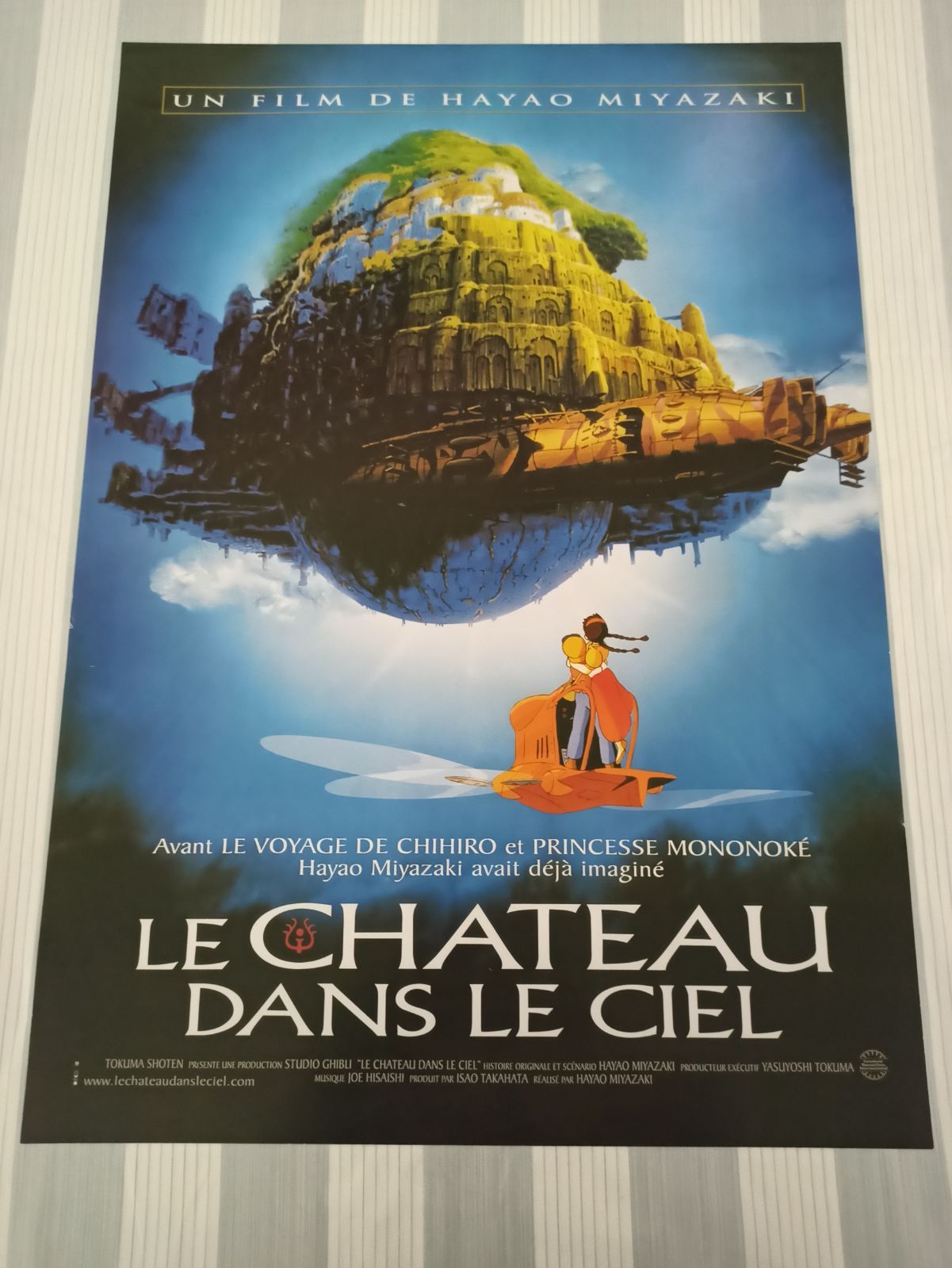 宮崎駿監督映画『天空の城ラピュタ』フランスでの告知ポスター