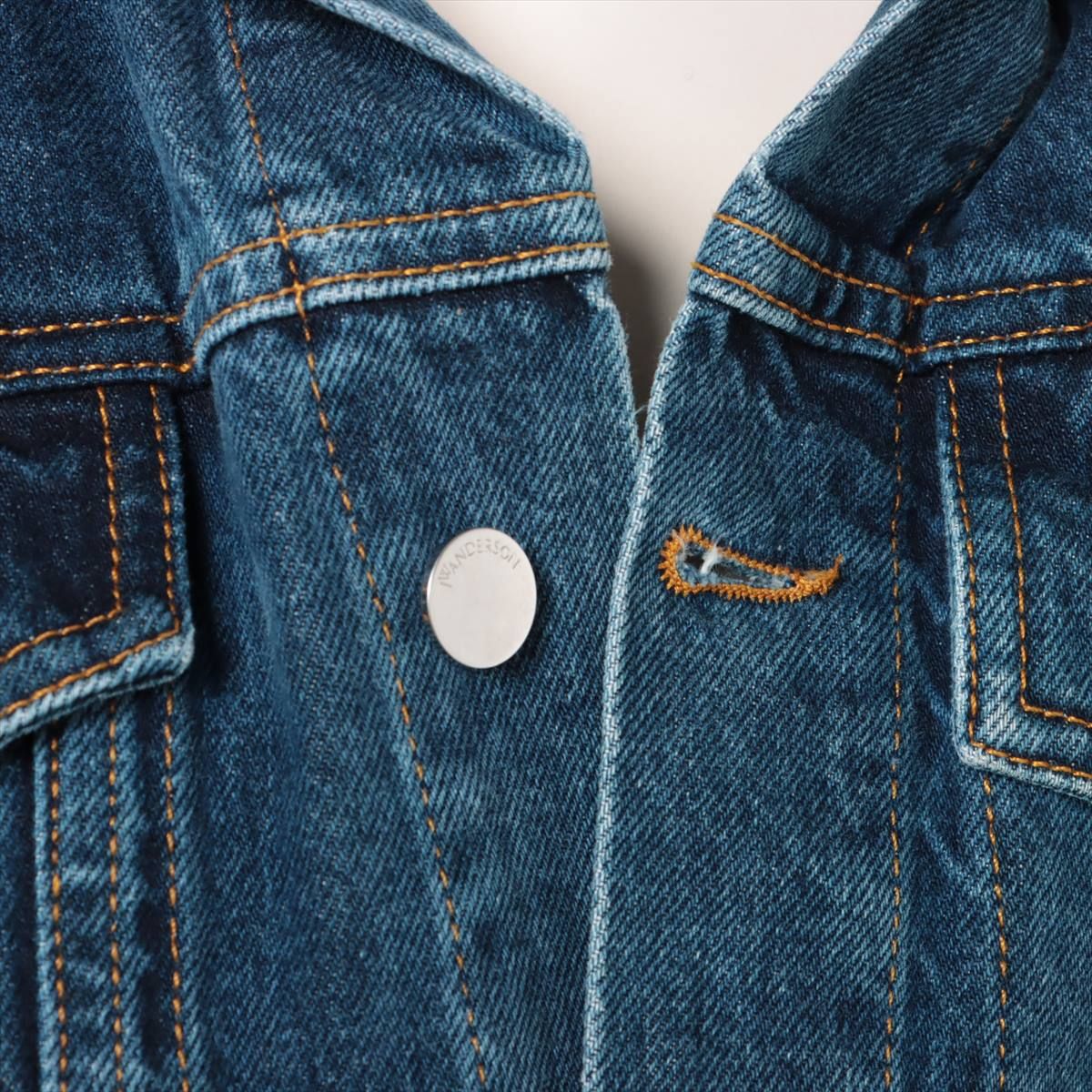 素材美品 JW アンダーソン デニム マルチ ポケット ジャケット アパレル 服 羽織 上着 46 Mサイズ 相当 ブランド メンズ TTT 0912-T70
