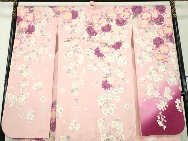 デザイナーズ振袖 ヒロミチナカノ 刺繍 金彩 身丈167cm パールトーン加工済 デザイナーズ振袖 ヒロミチナカノ 刺繍 金彩 身丈167cm パールトーン