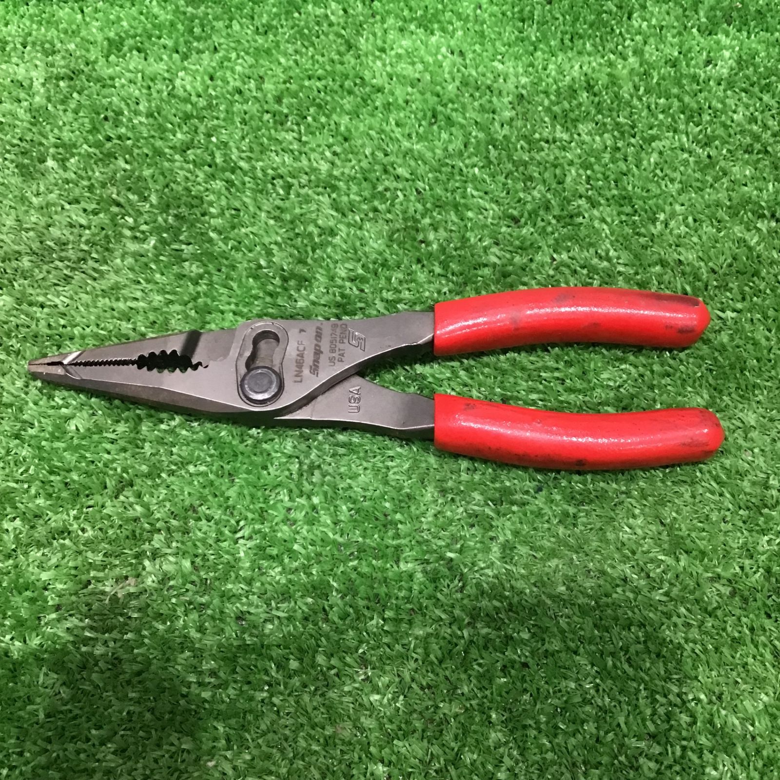 スナップオン Snap-on ロングノーズスリップジョイントプライヤー LN46ACF USA
