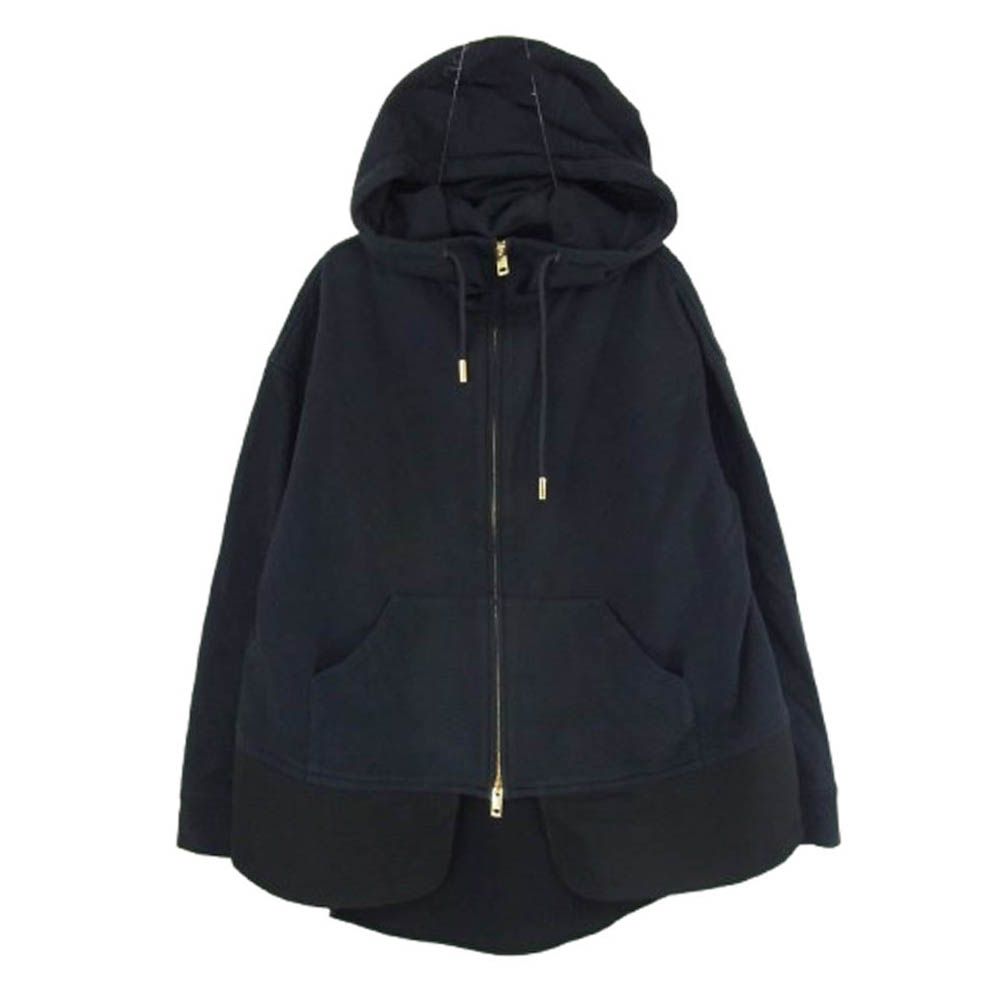 THE RERACS ザリラクス 19SS 19SS-REBL-199L ダブルジップ フーディー パーカー ブラック系 F