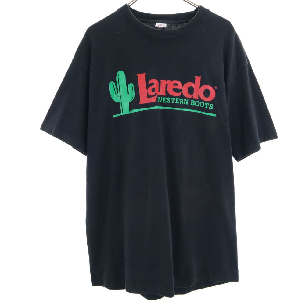 フルーツオブザルーム 90s USA製 半袖 Tシャツ XL 黒 FRUIT OF THE LOOM メンズ