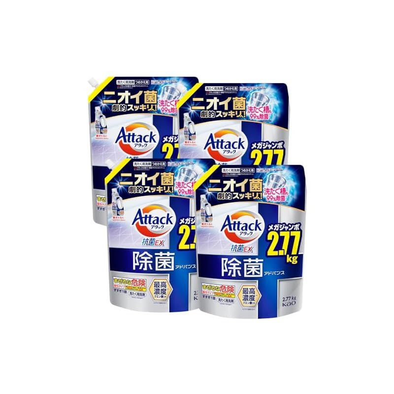 アタック ケース販売 除菌アドバンス 詰替え用 2770ｇ 1