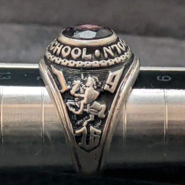 JOSTENS 1976年 スターリングシルバー925 11号 カレッジリング - メルカリ