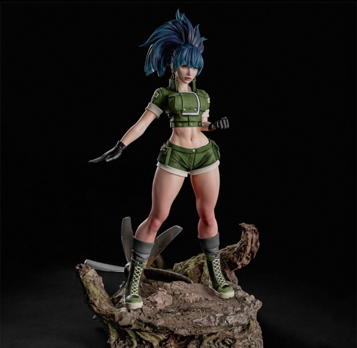 1/6 フィギュア ガレージキット 未塗装 KOF レオナ・ハイデルン