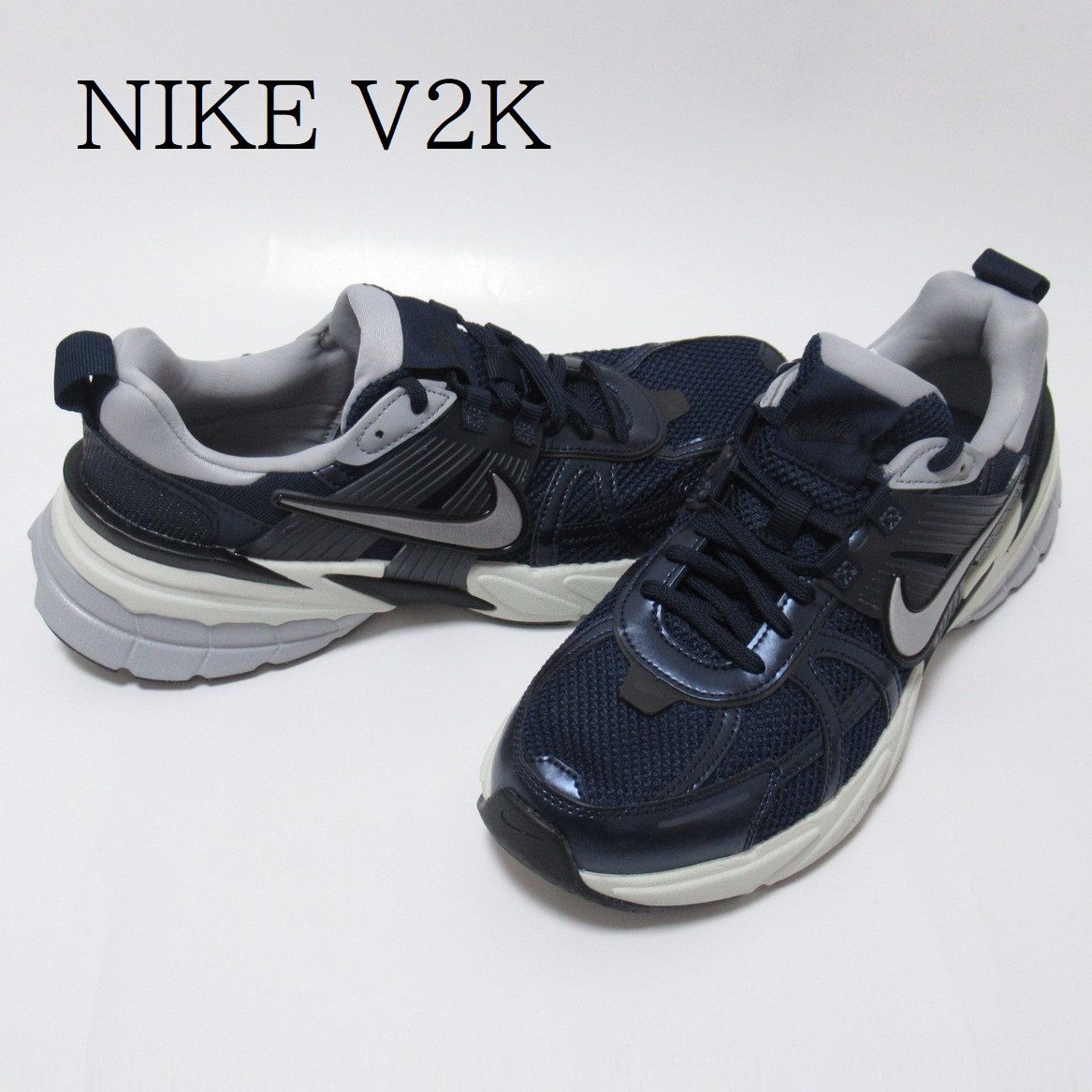 NIKE V2K RUN ネイビー ナイキ ランニング シューズ