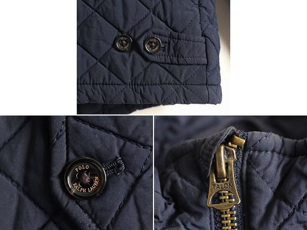 ポロ ラルフローレン 中綿 キルティング ナイロン ジャケット 115cm 程  