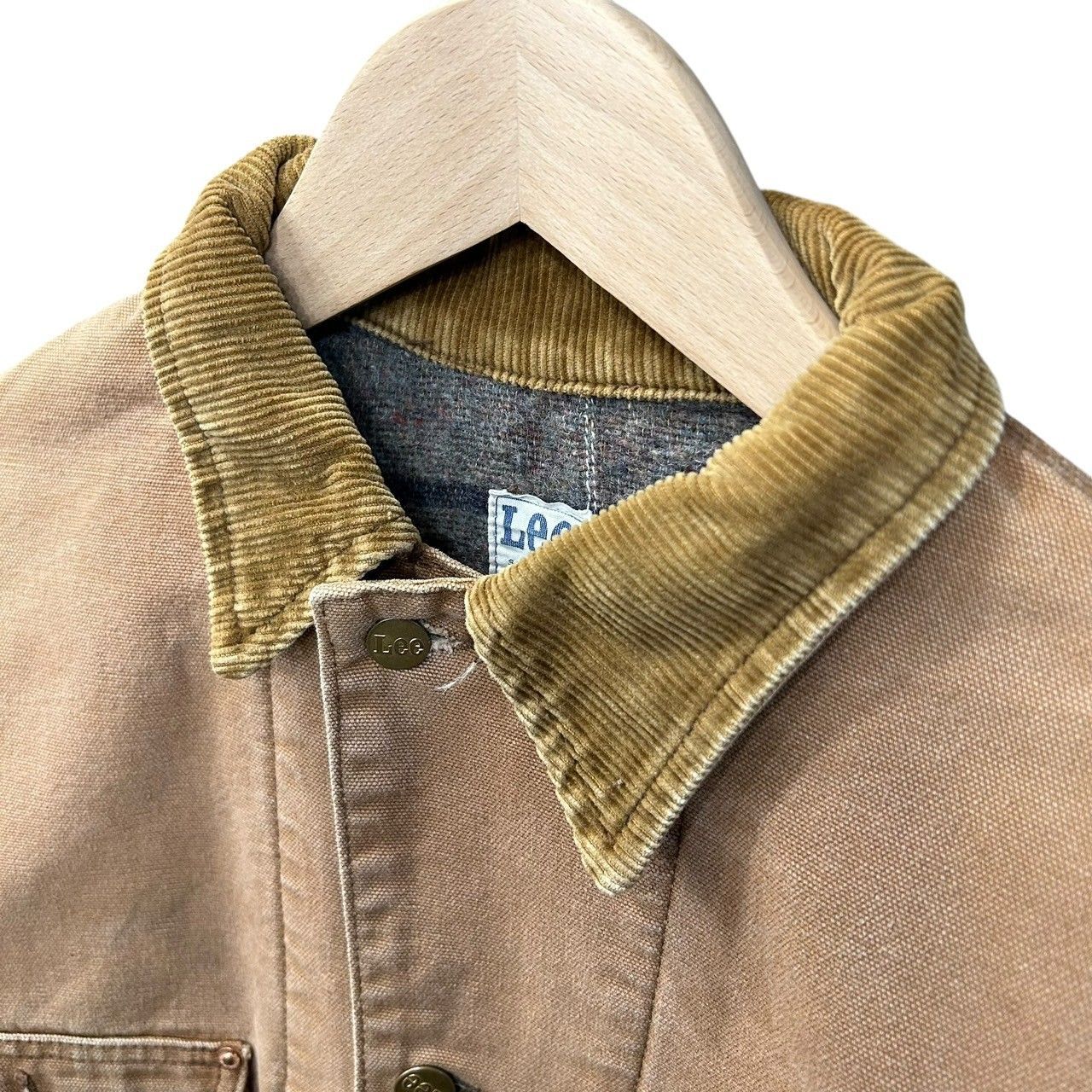 70s 80s ブラウンダック カバーオール Lee ビンテージ usa製 70s 80s ブラウンダック カバーオール Lee ビンテージ ライナー