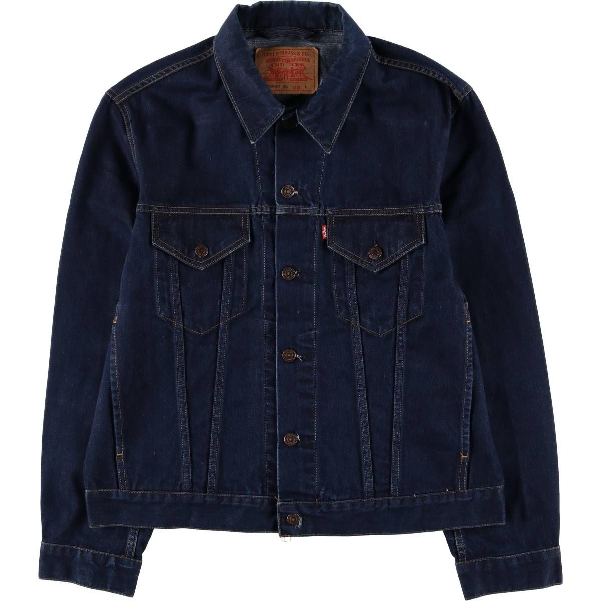 古着 濃紺 リーバイス Levi's 70550-0401 ユーロモデル デニム