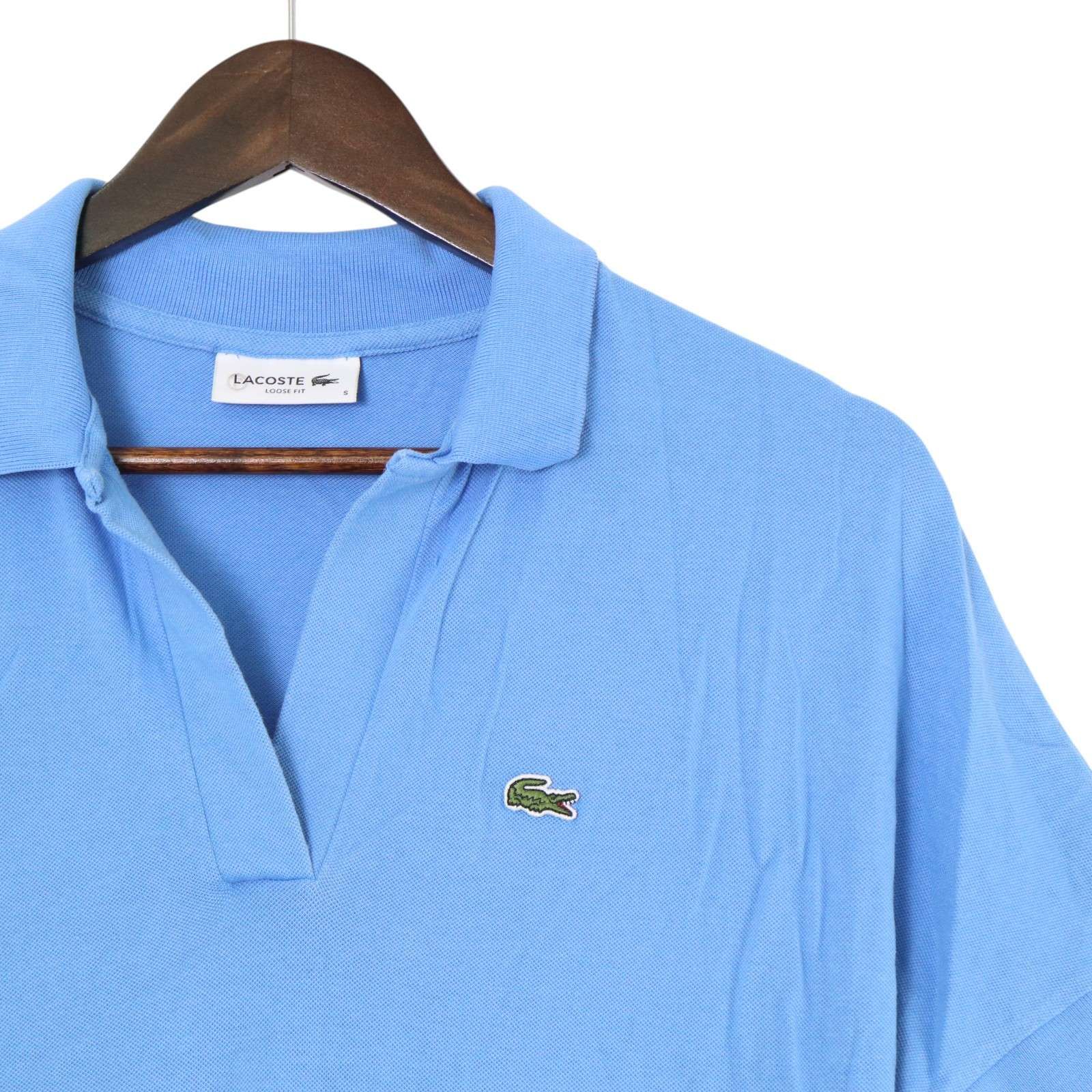 ラコステ Lacoste ポロワンピース トリコロール ワニ ワンポイント L Lacoste トリプル金ワニ ポロワンピース ピンク 36 M - メルカリ