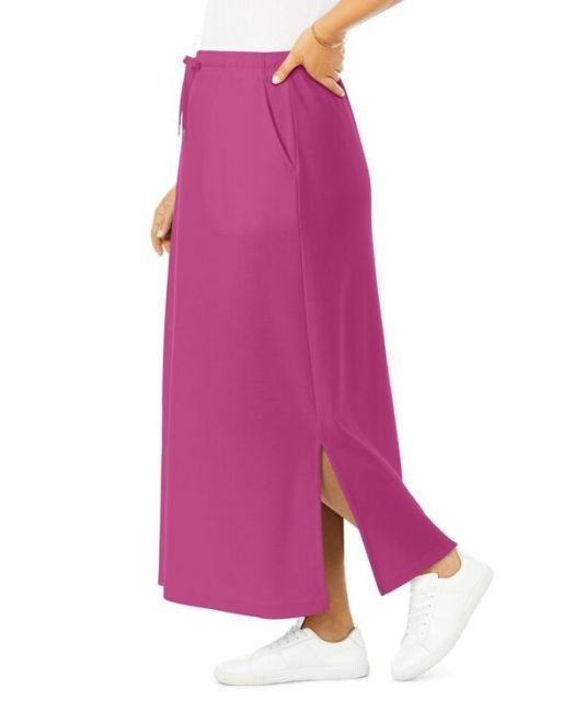ウーマン ウィズイン レディース スカート ボトムス Women s Within Sport Knit Side-Slit Skirt Raspberry