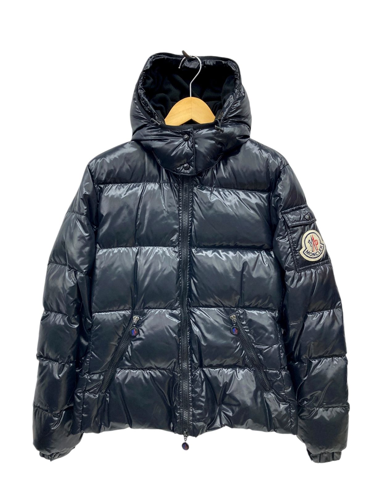 MONCLER (モンクレール) BADIA バディア ルーマニア製 ダウン ジャケット 45308 3 ブラック レディース/028 - メルカリ