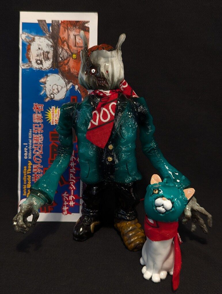 美品 キラーシリアルキラー 5364プロダクツ インディーズソフビ シカルナ工房 美品 キラーシリアルキラー 5364プロダクツ インディーズソフビ