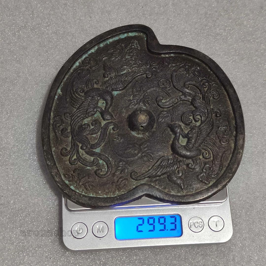 銅鏡 龍鳳鏡 家 玄関 リビング 装飾品 工芸品 置物 銅鏡 双鳳紋銅鏡 リビング 玄関 書架 装飾品 現代工芸品 美術品